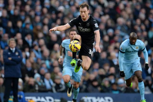 Ashley Barnes emerged as the Burnley hero with a late equaliser. Picture: AFP/Getty