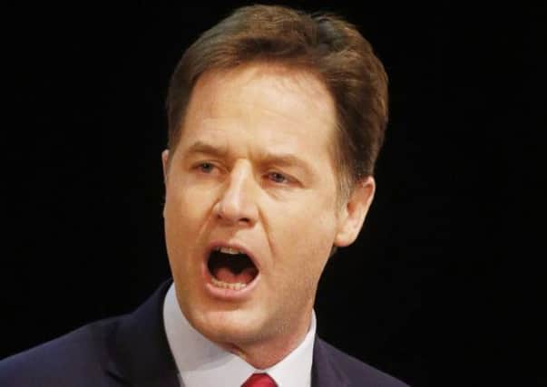 Nick Clegg was first leader to back same-sex marriage. Picture: PA