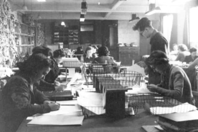 Bletchley Park - Women at work in Hut 6. Picture: Contributed