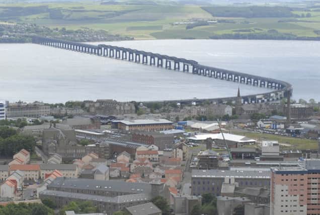 The Tay Rail Bridge in Dundee. Picture: TSPL