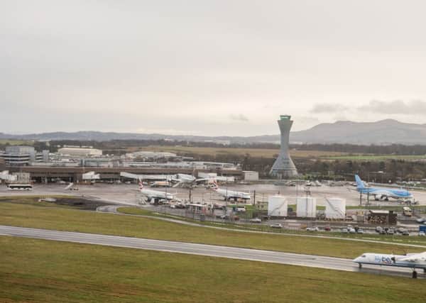 Edinburgh Airport is one of three airports to call for Air Passenger Duty to be devolved. Picture: Ian Georgeson