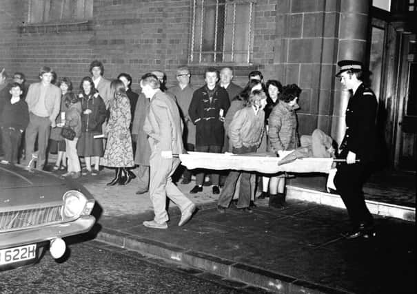 On this day in 1971 at Ibrox Park in Glasgow 66 people were killed and 200 injured as the stair barriers collapsed. Picture: Allan Milligan