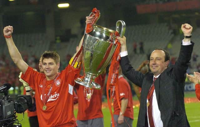 Steven Gerrard, who won the Champions League in 2005, is likely to head to the United States. Picture: PA