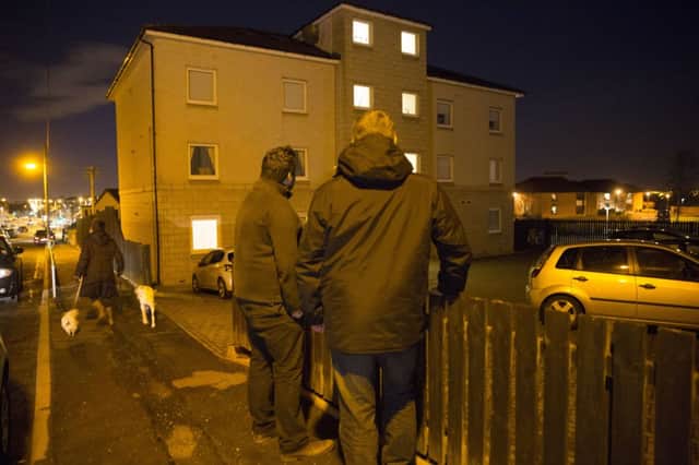 Residents of the block of flats where Pauline Cafferkey lives in Cambuslang, above, say they fear for the nurses life. Picture: Robert Perry
