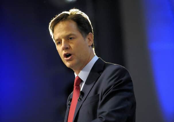 Nick Clegg was accused of doing a political "u-turn". Picture: John Devlin