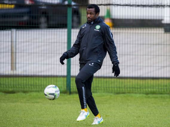Efe Ambrose is looking to close the gap behind Aberdeen. Picture: SNS