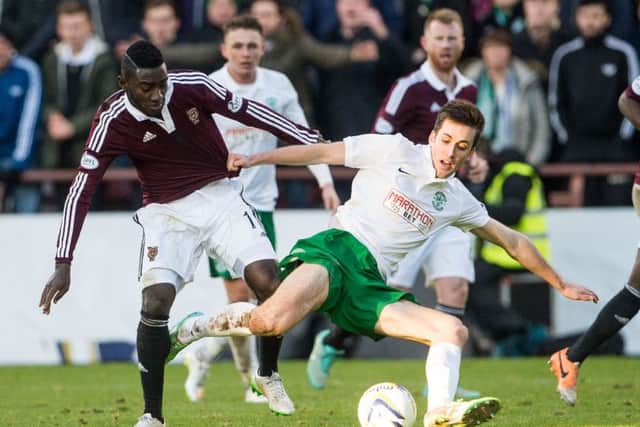 Saturday's Edinburgh derby was the big match from the weekend. Picture: Ian Georgeson