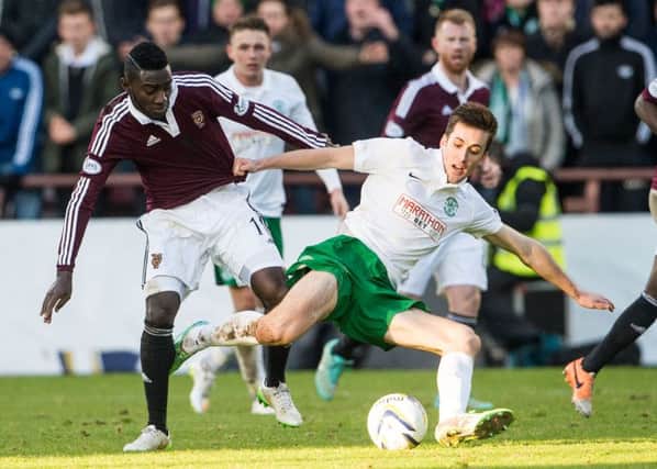 Saturday's Edinburgh derby was the big match from the weekend. Picture: Ian Georgeson