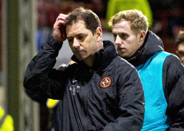 Jackie McNamara: Frustrated with draw. Picture: SNS
