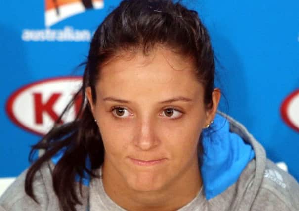 Laura Robson: Back in February. Picture: Getty