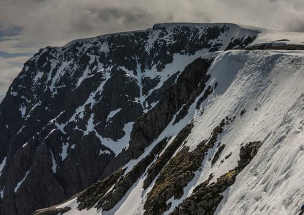 The slide was thought to have been initiated by a couple of abseilers. Picture: Contributed