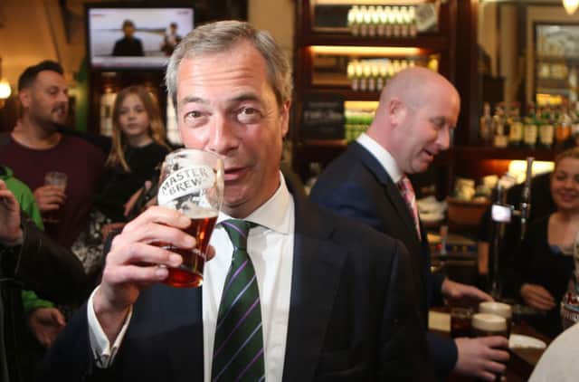 Farage admitted "I need a break" from drinking. Picture: PA