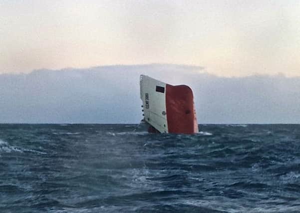 A liferaft from the cargo ship has been discovered drifting in the Pentland Firth. Picture: Getty
