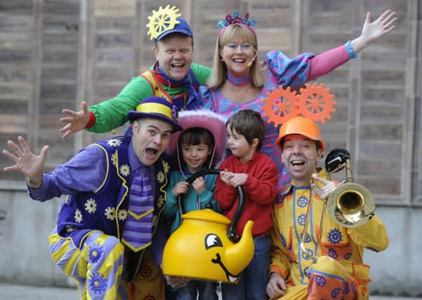 The Singing Kettle (clockwise)  Kevin, Artie, Cilla, Gary. Picture: TSPL