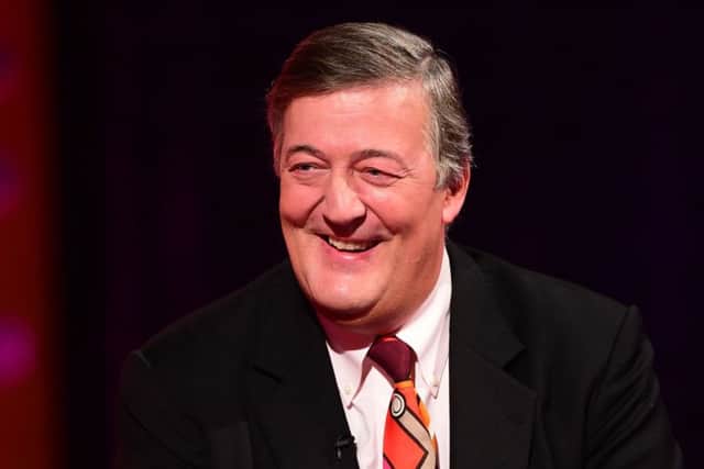 Stephen Fry, who is to marry his partner Elliott Spencer. Picture: PA