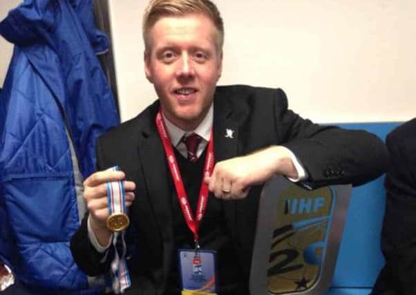 Russell won gold with GB Under-20s last month. Picture: Contributed
