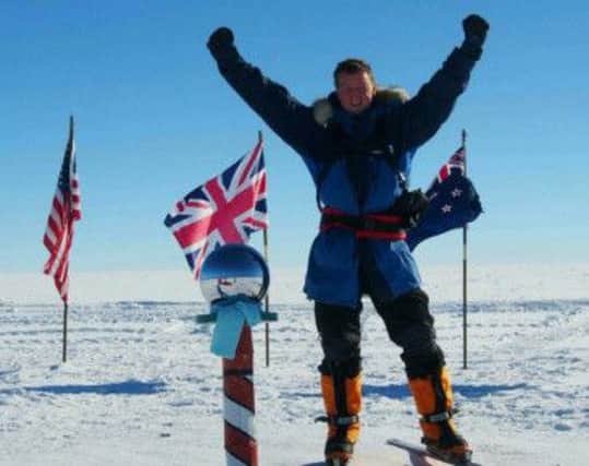 Newall Hunter arrived at the South Pole on Sunday, 4 January after a journey of 41 days and 570 miles on skis