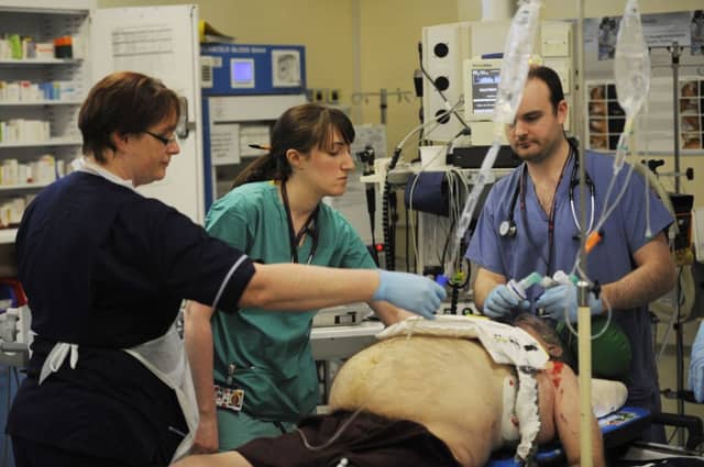 Hospitals across Scotland are feeling pressure on services. Picture: Greg Macvean