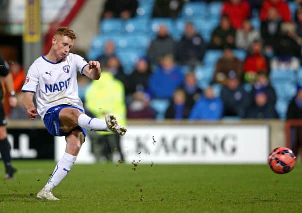 Eoin Doyle netted a penalty in Chesterfield's 2-2 draw with Scunthorpe earlier this week. Picture: Getty