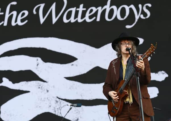 Mike Scott of 'The Waterboys' performs at The 2014 Isle of Wight Festival. Picture: Getty