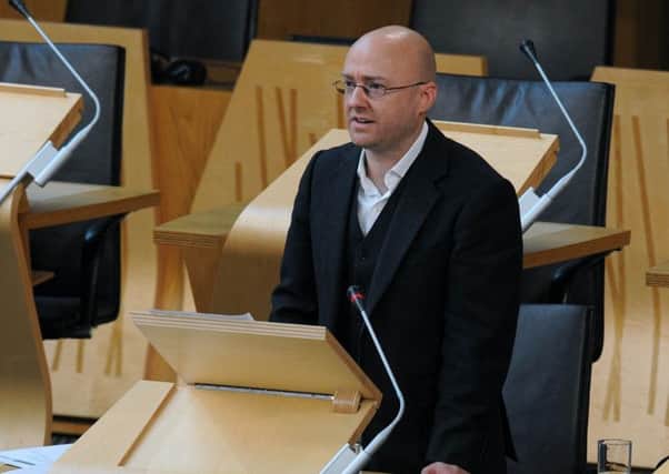 Scottish Greens party leader Patrick Harvie. Picture: Ian Rutherford