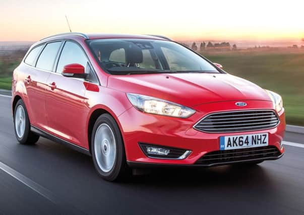 Behind the Ford Focus Estate's Aston Martin'esque nose lurks a very capable family load-lugger
