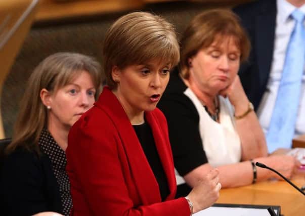 First Minister Nicola Sturgeon. Picture: PA