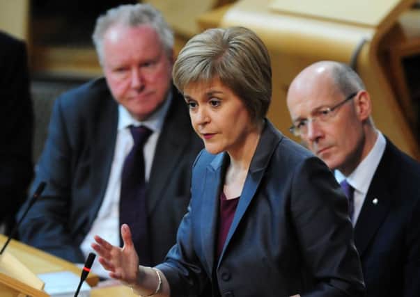 Ms Sturgeon is to address  business leaders and industry chiefs in Glasgow tonight. Picture: TSPL