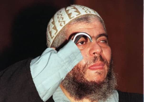 Radical cleric Abu Hamza has been sentenced to life in prison by a  New York judge. Picture: PA