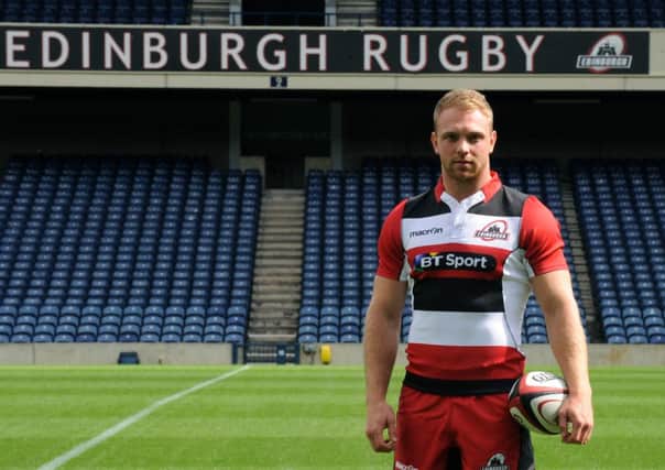 Greig Tonks: 'We want to be in the top six of the Pro 12 and qualifying for the Champions Cup.' Picture: Lisa Ferguson