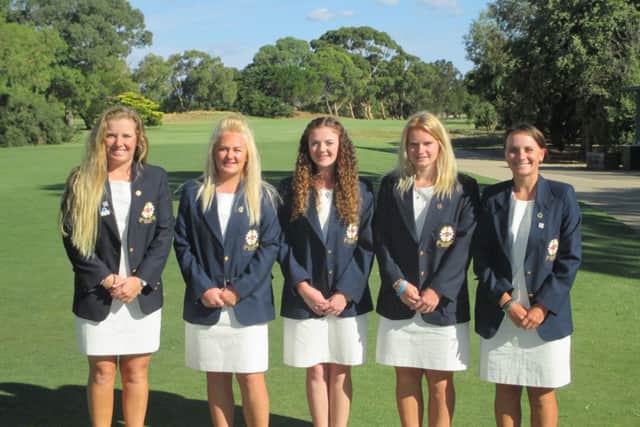 This year's Astor Trophy quintet: Bronte Law, Chloe Williams, Connie Jaffrey, Hayley Davis and Charlotte Thomas. Picture: Contributed