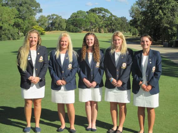 This year's Astor Trophy quintet: Bronte Law, Chloe Williams, Connie Jaffrey, Hayley Davis and Charlotte Thomas. Picture: Contributed