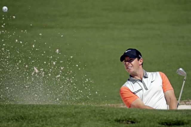 Rory McIlroy will challenge Scotland's Stephen Gallacher in a fortnight's time. Picture: AP