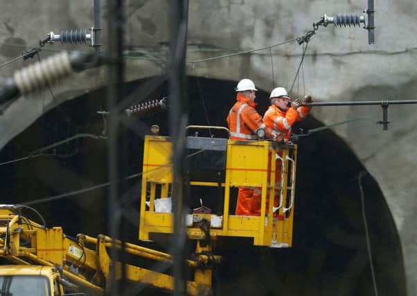 Engineers worked around the clock to restore power. Picture: PA