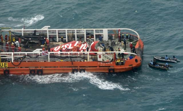 Indonesia said on January 9, 2015 it had found the tail of AirAsia Flight QZ8501, potentially marking a major step towards locating the plane's black boxes and helping shed light on what caused it to crash into the sea.  Picture: Getty