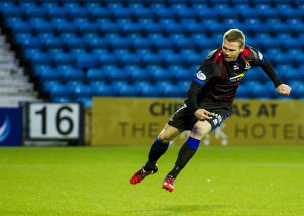 Billy Mckay netted twice to give the Caley Jags victory over Kilmarnock. Picture: SNS