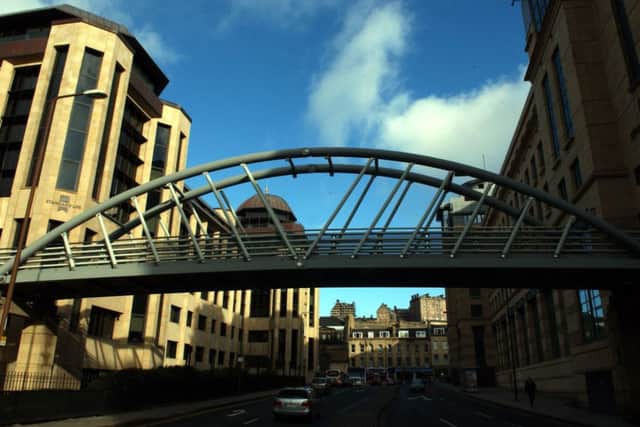 Edinburgh's financial district. Picture: TSPL