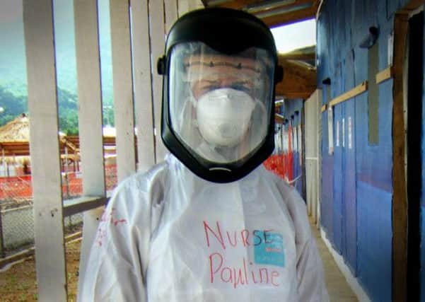 Pauline Cafferkey pictured in West Africa. Picture: PA