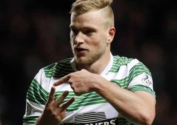 John Guidetti isn't too concerned about his goal drought and wants a hat-trick against Rangers. Picture: PA