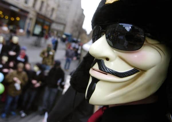 The hacking group Anonymous claimed responsbility for disabling the France-based extremist website. File picture: TSPL