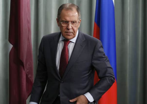 Sergey Lavrov warned Ukraine against another offensive. Picture: AP