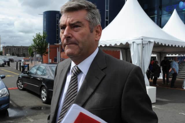 The St Mirren faithful want answers from Stewart Gilmour. Picture: Ian Rutherford