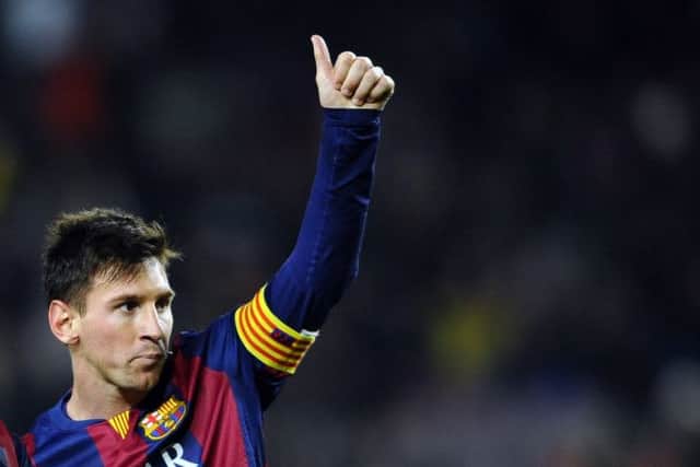 Lionel Messi admits he is unsure of where he'll be playing next season. Picture: AP