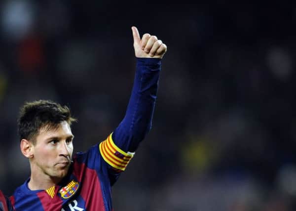 Lionel Messi admits he is unsure of where he'll be playing next season. Picture: AP