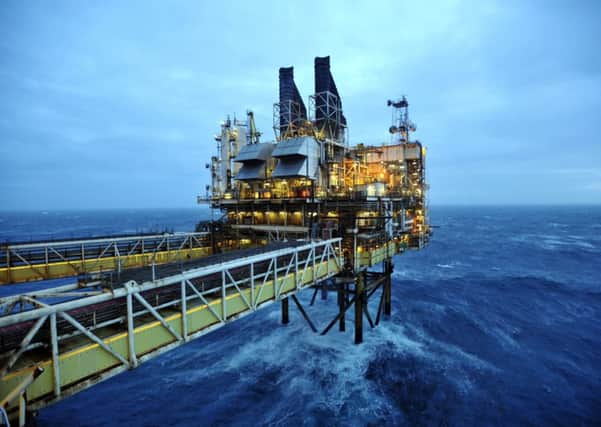 A view of part of the BP Etap platform (Eastern Trough Area Project) in the North Sea, around 100 miles east of Aberdeen, Scotland. Picture: PA