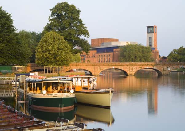 The Royal Shakespeare Theatre on the banks of the River Avon. Picture: Contributed