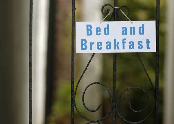 More than 10,000 families in Scotland are living in temporary accommodation, including bed and breakfasts. Picture: Craig Stephen