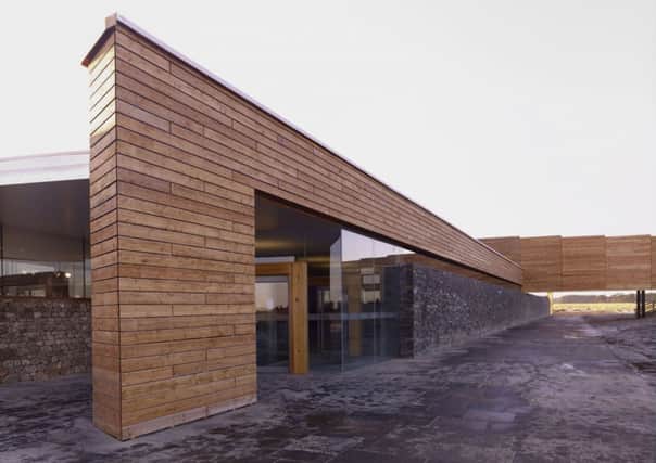 Culloden Battlefield Visitor Centre: Roof damage. Picture: National Trust for Scotland