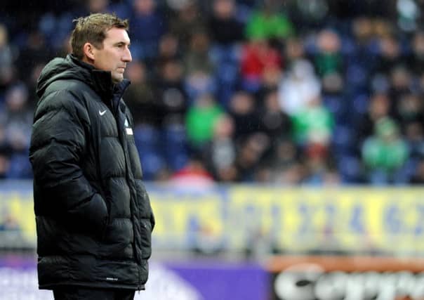 Hibernian manager Alan Stubbs. Picture: Lisa Ferguson/TSPL