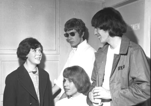 The Walker Brothers at their concert in the ABC cinema in Lothian Road Edinburgh in October 1966. Picture: TSPL
